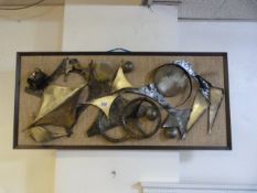 Framed Modern Art Sculpture