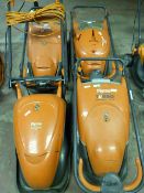 4 Flymo Hover Mowers