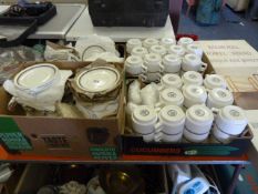 Large Quantity of Dudson Duraline Tea Cups - Saucers etc