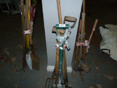 *3 Bundles of Garden Tools - Pick Axes - Brushes etc
