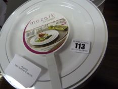 *5 Packs - MOZAIK 23CM PLATE 100PK