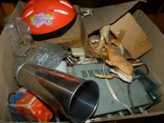 *Box Containing Amplifiers - Cycle Helmets - Ornaments etc