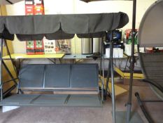 *3 Seat Swinging Garden Relaxer Sun Shade