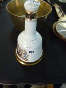 Wade Scotch Decanter Whisky Bell Celebrating Prince Andrew & Sarah Ferguson's Wedding