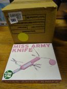 Box Containing 6 Miss Army Multi-Function Knives