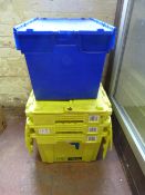 3 Plastic Storage Boxes