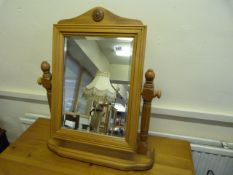 Pine Dressing Table Mirror