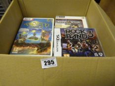 Box Containing Assorted PC Games