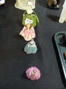 2 Doulton & 2 Coalport Figurines
