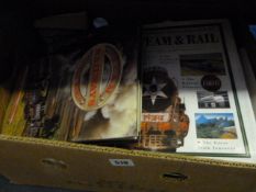 Box Containing Books Relating to Railways etc