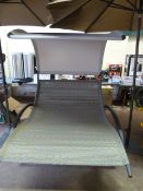 *Double Rocking Sun Lounger with Shade