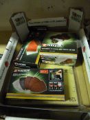 Box Containing Assorted Abrasive Discs & Sand Paper