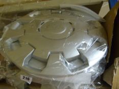 4 Plastic Wheel Trims