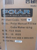 Polar Refrigeration Model P315 Manual Fill Ice Cube Maker