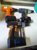 3 Cordless Drills