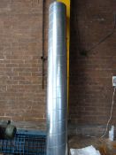 8ft Length of Galvanized Ducting