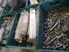 3 Baskets Containing GZPs - Nuts & Bolts - Fixings - Art Welding Electrodes etc