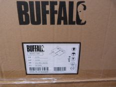 Buffalo L485 Table Top Electric 2 Compartment 2 Basket Fryer