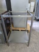Stainless Steel Appliance Stand with Under Shelf