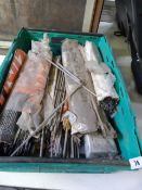 Tray Containing Arc Welding Electrodes