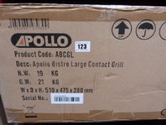 Apollo Bistro Large Contact Grill Model BCGL - New & Boxed