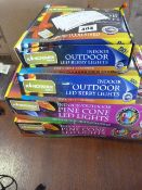 *4 Sets of Indoor/Outdoor Lights