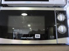 *Silver & Black 800w Morphy Richards Microwave Oven