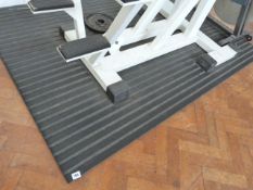 7 Black Rubber Floor Mats