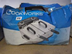*Cookworks Twin Professional Fryer