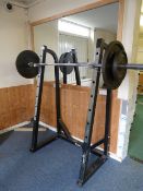 Marcy Squat Rack complete with Bar & Weights