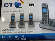 *BT 2500 Quad  Digital Telephone with Answering Machine