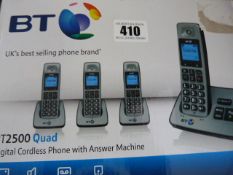 *BT 2500 Quad  Digital Telephone with Answering Machine
