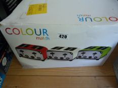 *Red 4 Slice Toaster