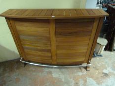 *Teak Hardwood Bar with 2 Stools