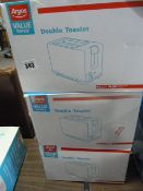 *3 x  2 Slice Toasters