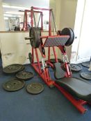Leg Press complete with York Weights