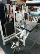Life Fitness Lower Back Extension Strength Machine