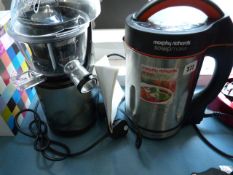 *Morphy Richards Soup Maker & Juicer