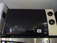 *Argos Cream & Black Microwave Oven