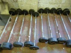 *10 Startrac Bars and Weights 10 KG to 55Kilos