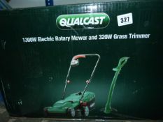 *Qualcast 1300 w Electric Mower & 320 w Grass Trimmer