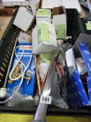 *Box Containing Assorted Plumbing Fittings Including Pressure Regulator Valves - Exterior Taps -