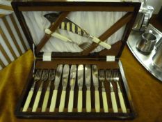 Canteen of Silver Plated Cutlery