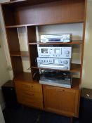 Teak Wall Unit