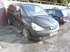 Renault Espace - Registration Number FM06 OFB NO DOCUMENTS