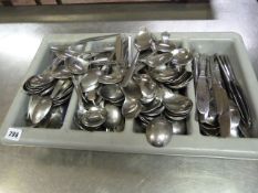Cutlery Tray Containing Large Quantity of Kings Pattern Cutlery
