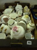 Box Containing Various China - Tea Cups - Teapots etc