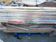 Aluminium Light Weight Scaffold complete with Boards - Wheels - Braces etc