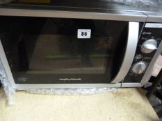 *Morphy Richards Silver 800w Microwave Oven