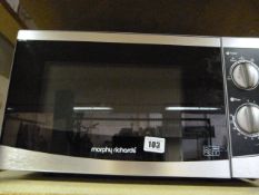 *Morphy Richards 800w Stainless Steel Microwave Oven